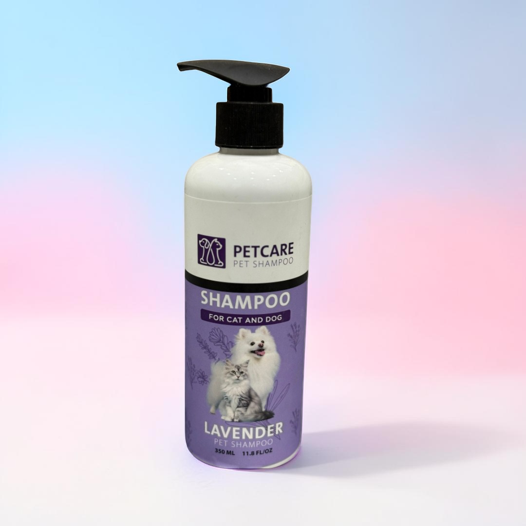 Petcare Pet Shampoo – Lavender (For Cats & Dogs) – 350 ml