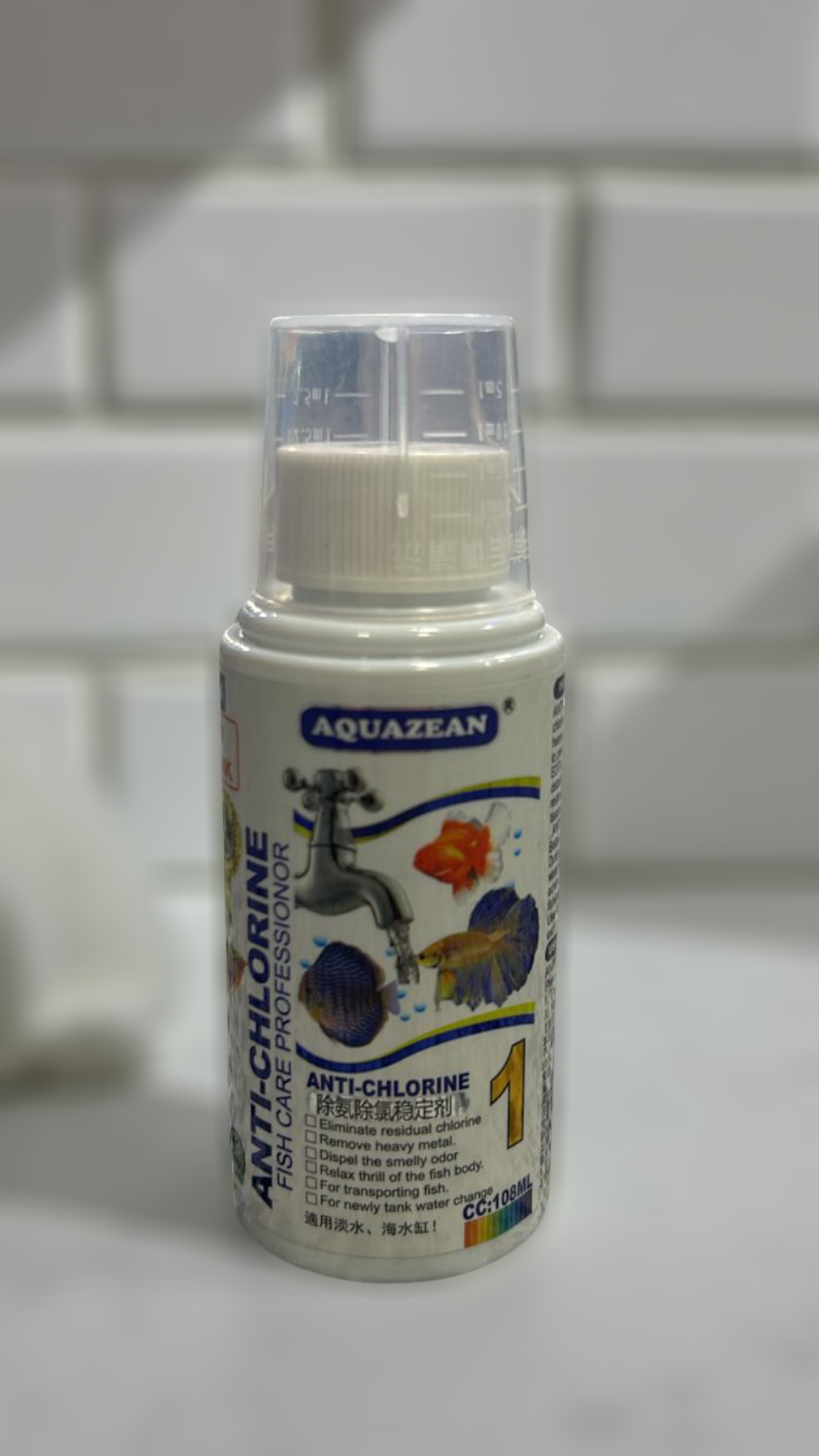 Aquazean Anti-Chlorine – Fish Care Conditioner (108ml)