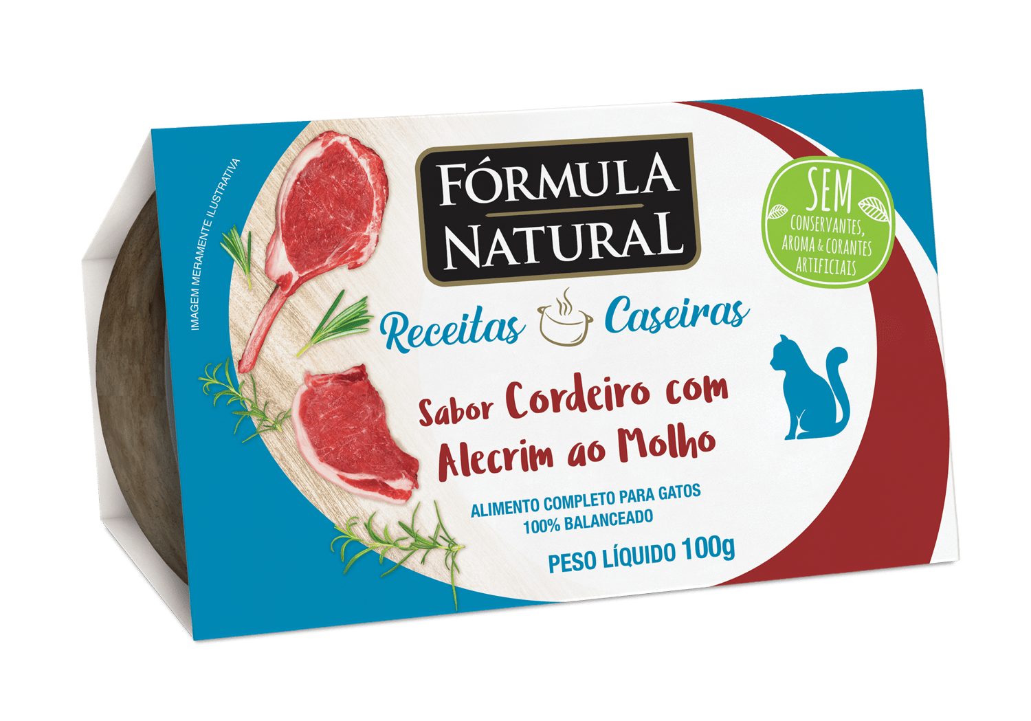 Fórmula Natural Homemade Recipes Adult Cats Lamb with Rosemary in Sauce