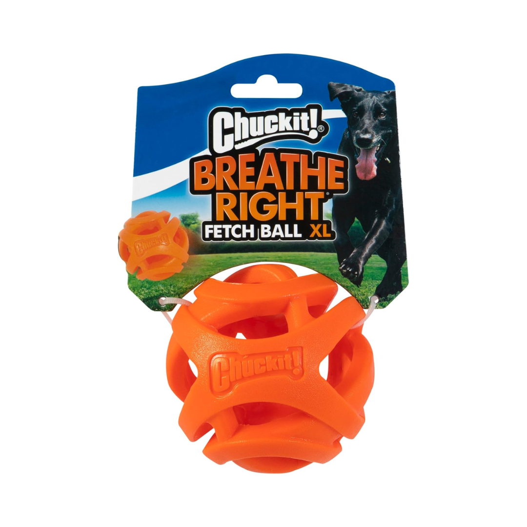 Chuckit! Breathe Right Fetch Ball – XL Breathable Fetch Dog Toy