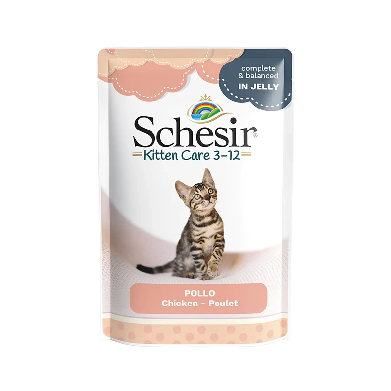 Schesir Kitten Care Chicken in Jelly – 85g Pouch