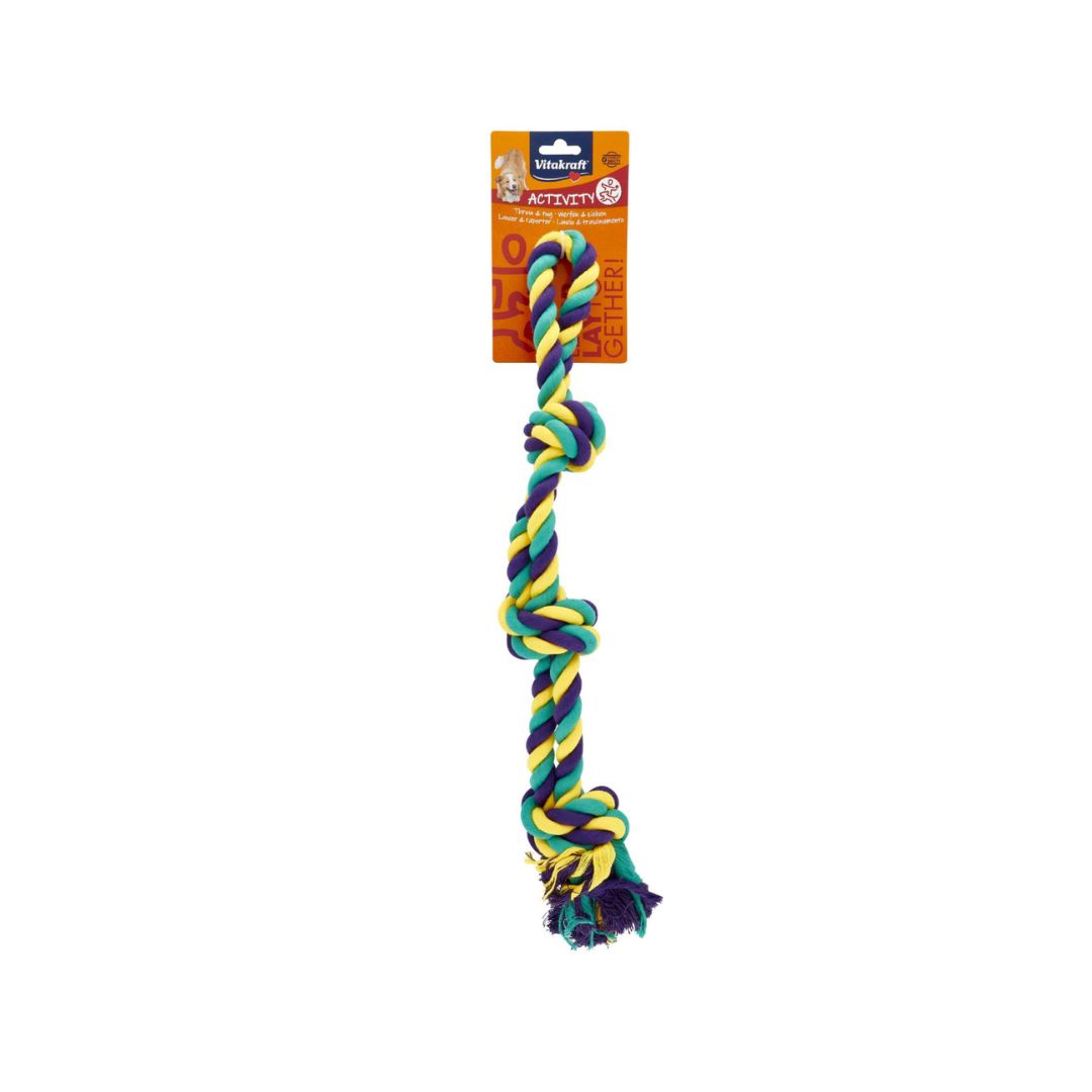 Vitakraft Activity Rope Dog Toy – Assorted Colors