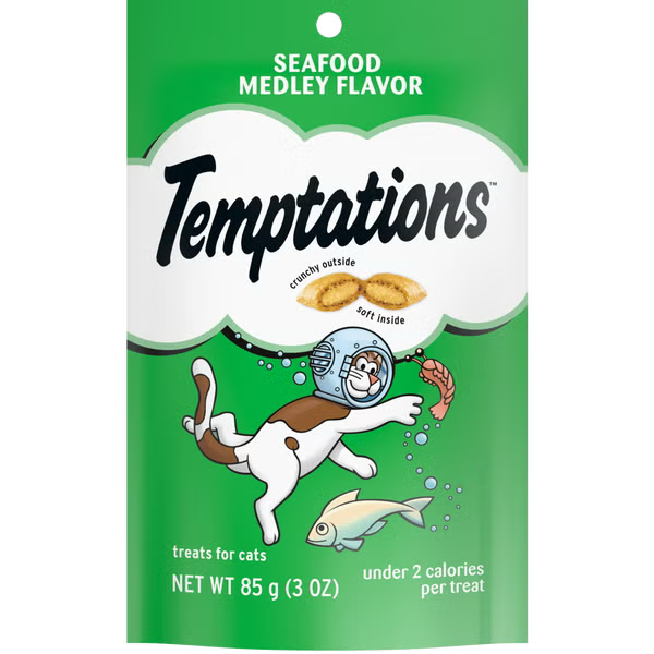 Temptations Cat Treats – Seafood Medley Flavor