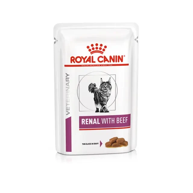 Royal Canin Renal with Beef – Thin Slices in Gravy