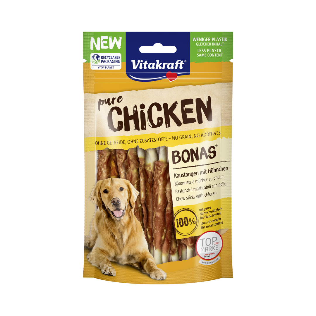 Vitakraft Pure Chicken Bonas Dog Treats