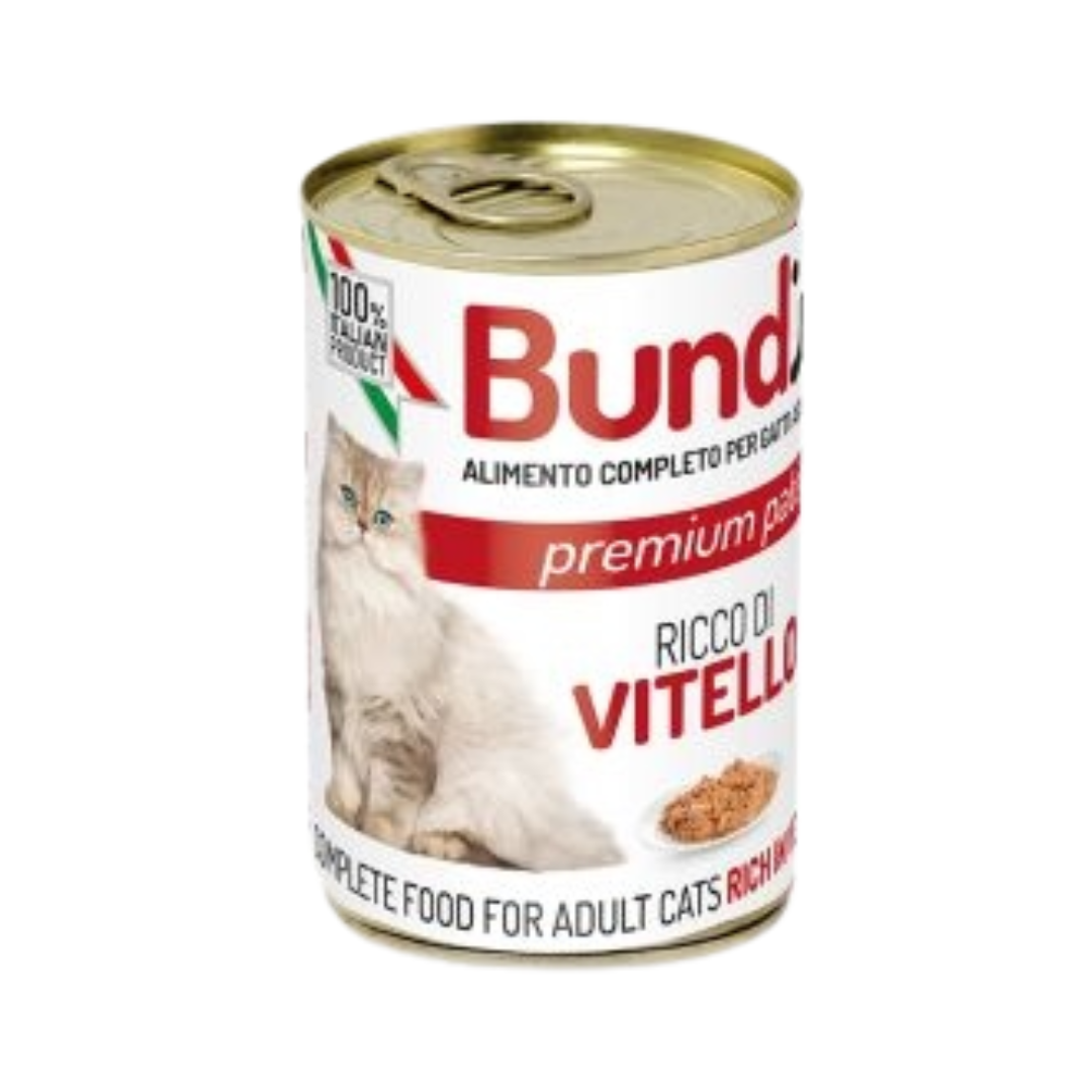Bundy Premium Adult Cat Food – Rich in Veal