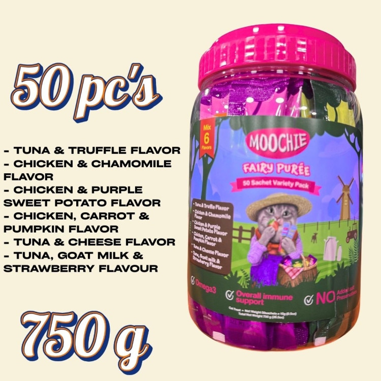 Moochie Fairy Purée – 6 Flavor Variety Pack