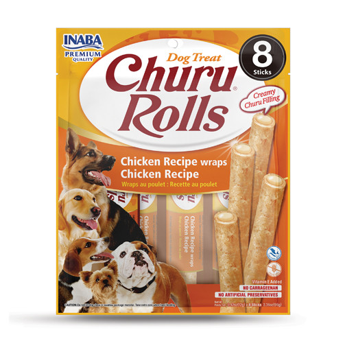 Inaba Churu Rolls Chicken Recipe Wraps Chicken Recipe