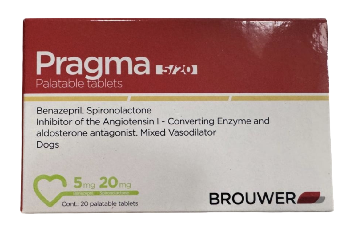 Brouwer Pragma 5/20 – Palatable Tablets for Dogs