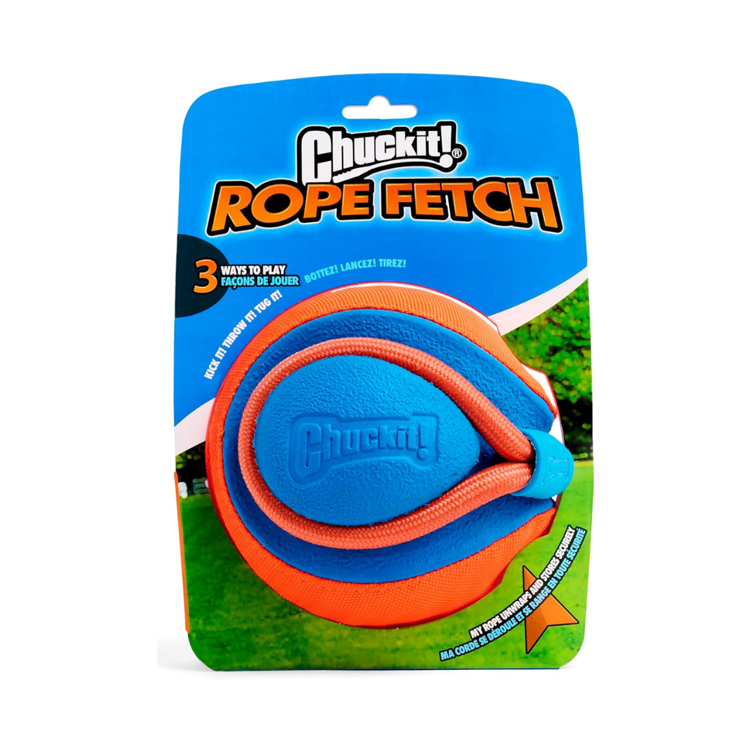 Chuckit! Rope Fetch – Interactive Rope & Fetch Dog Toy