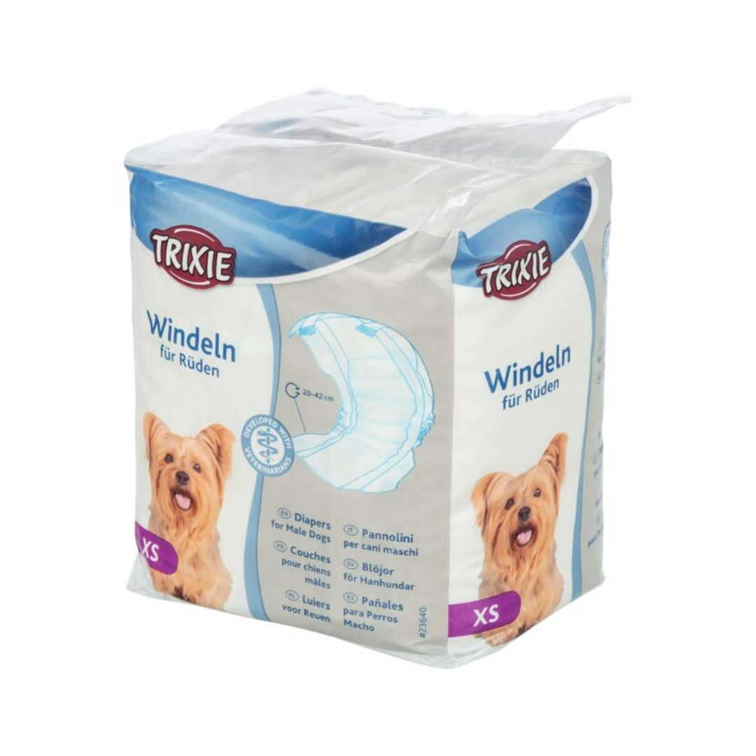 Trixie Diapers for Male Dogs – Size XS (20–42 cm)