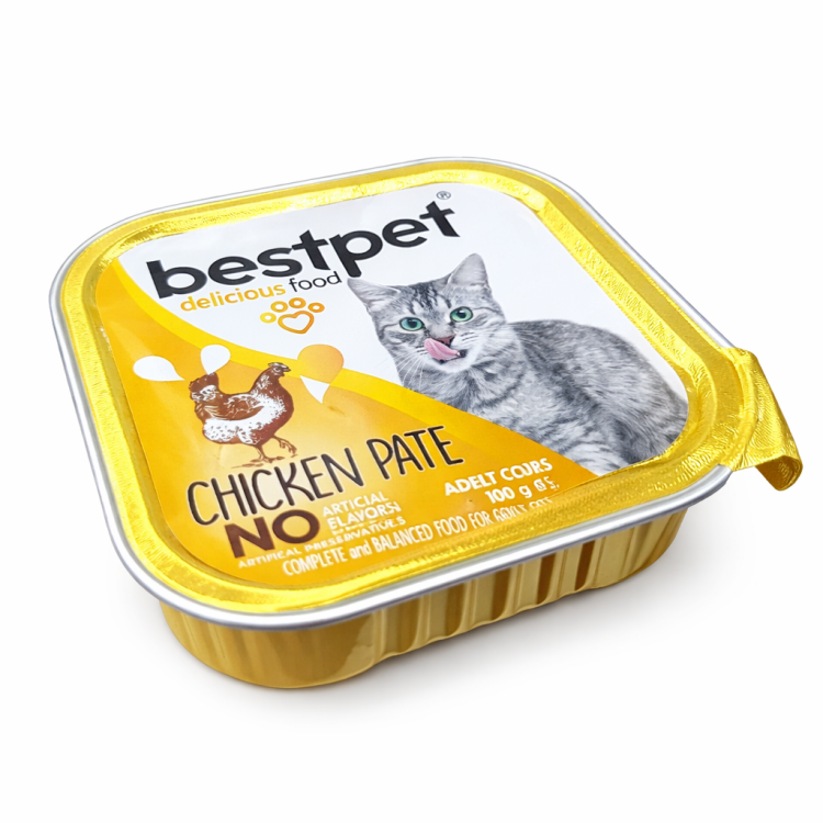 Bestpet Chicken Pâté – Wet Cat Food for Adult Cats