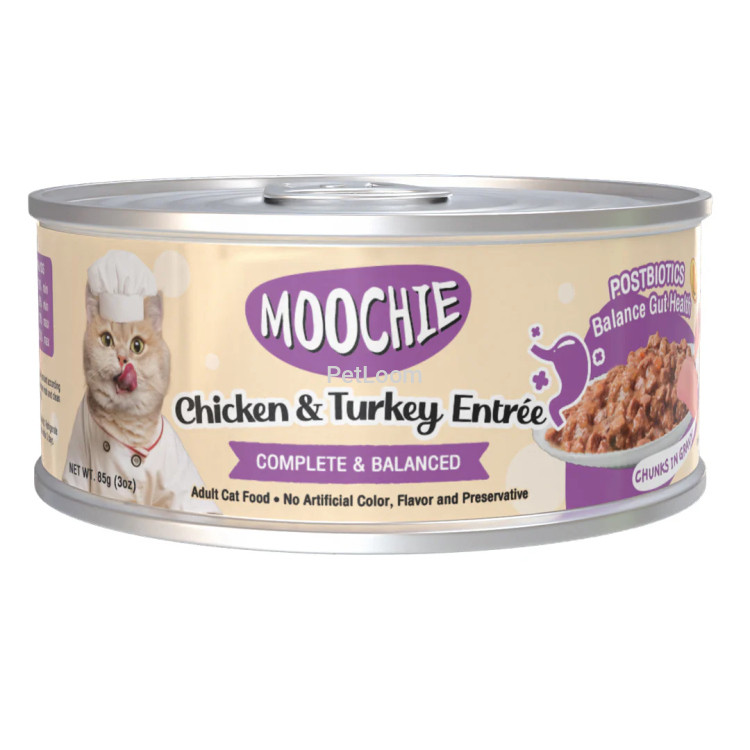 Moochie Chicken & Turkey Entrée 156g – Tasty & Nutritious Wet Cat Food