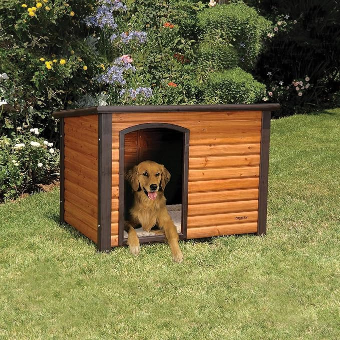 Precision Pet Extreme Outback Log Cabin Dog House – Large