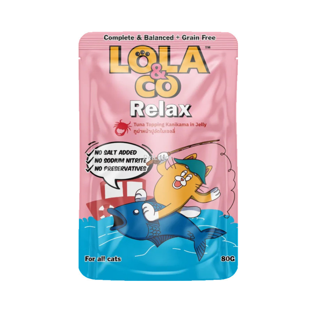 Lola & Co Relax Tuna Topping Kanikama in Jelly