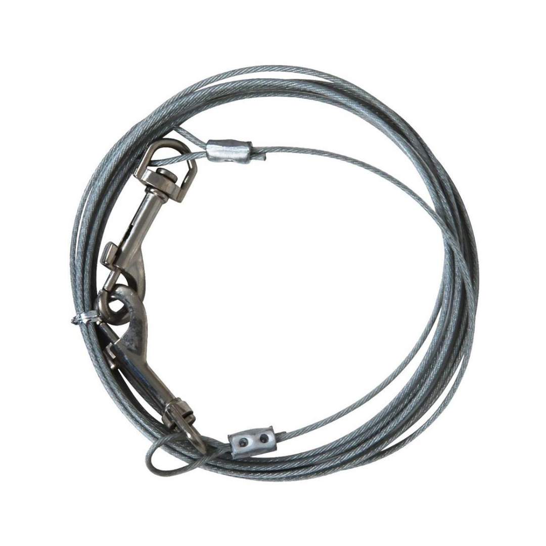 Aspen Pet Dog & Cat Tie Out – 10 ft (3 m) – For Pets Under 10 lbs