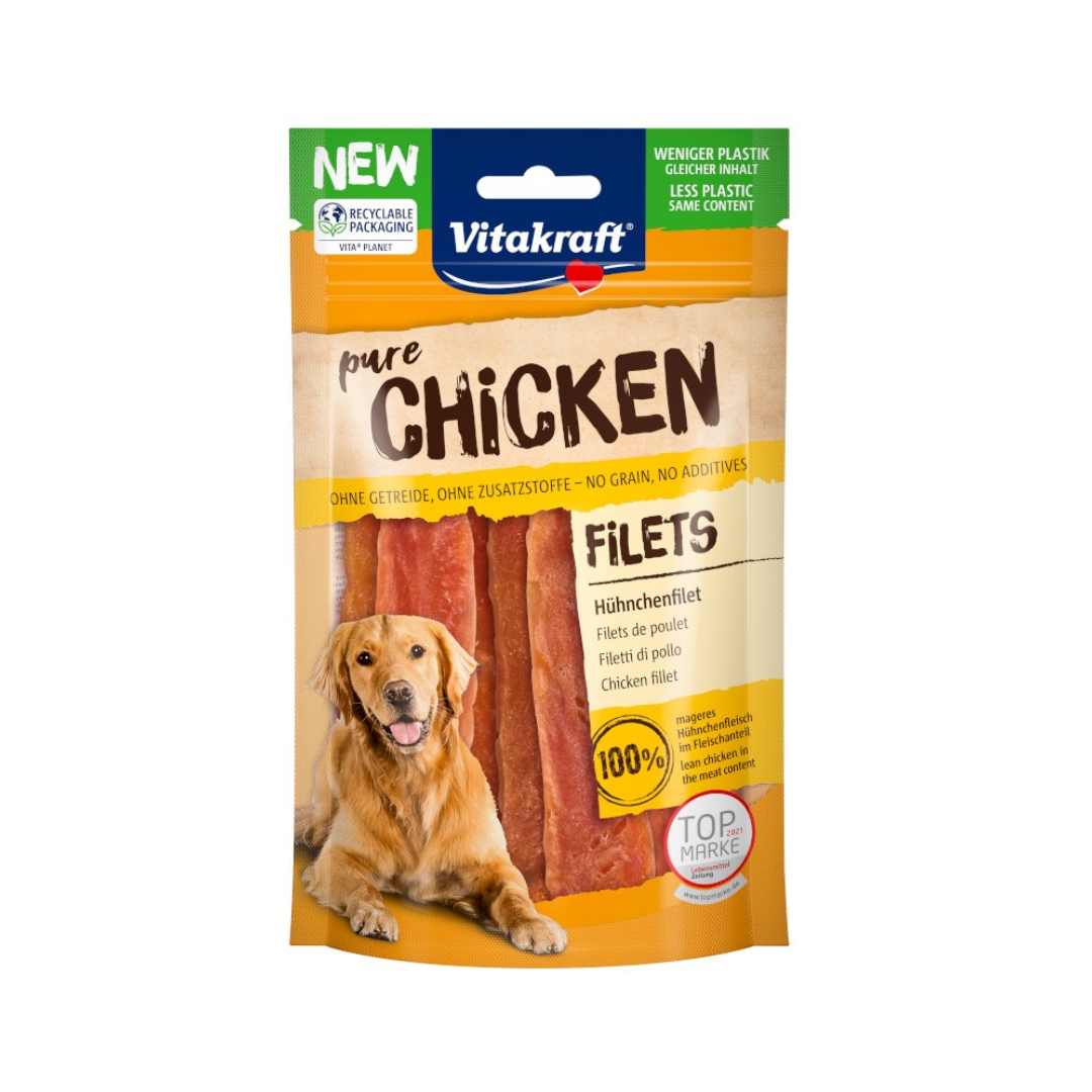 Vitakraft Pure Chicken Fillets Dog Treats