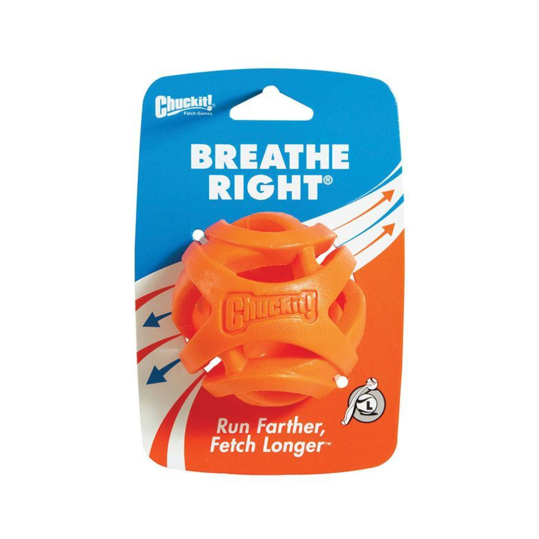 Chuckit! Breathe Right Fetch Ball – Large Breathable Dog Ball