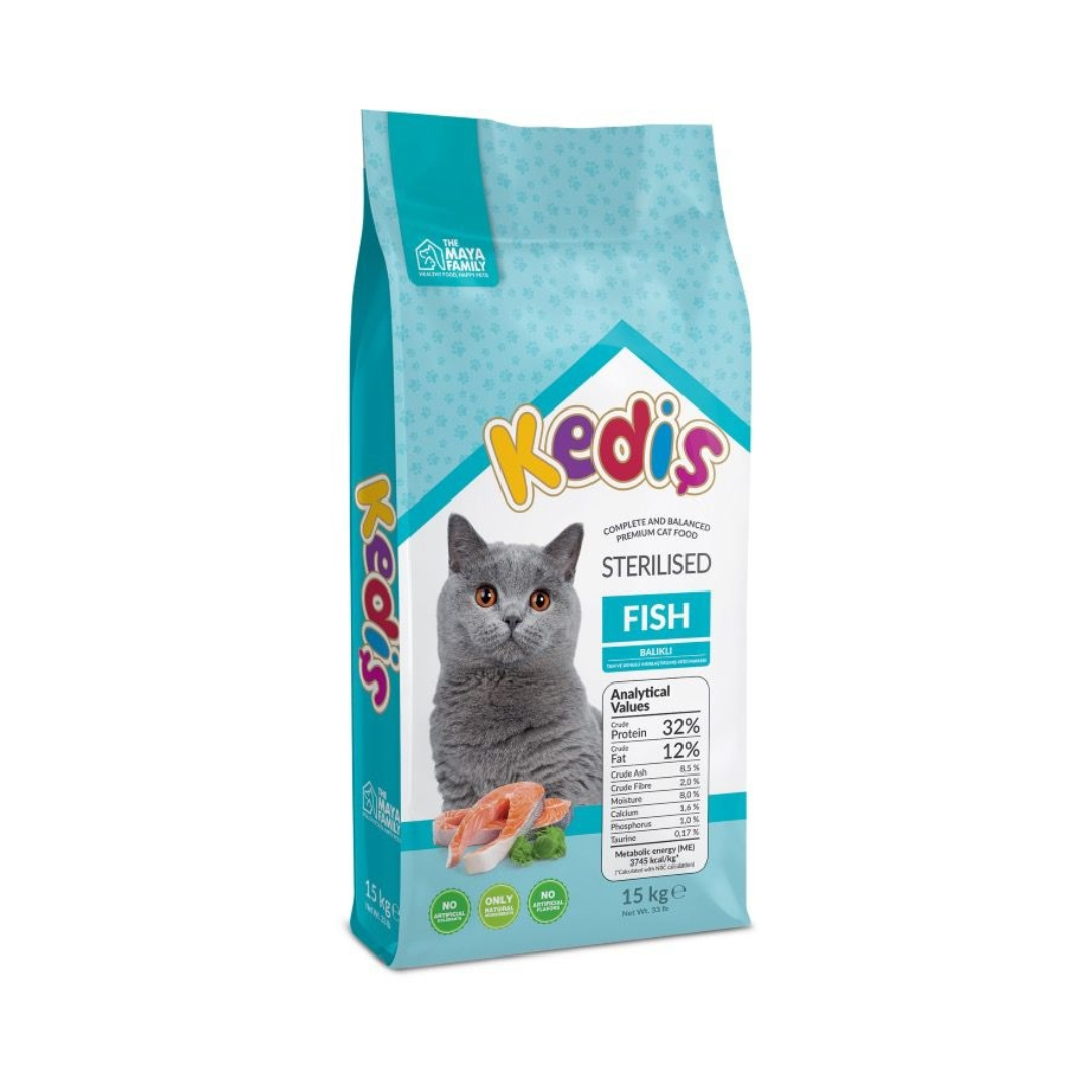 Kedis Sterilised Fish – Complete and Balanced Premium Cat Food