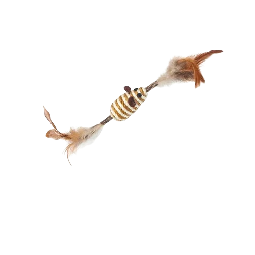 Catnip Stick with Feathers – Interactive Chase & Play Toy