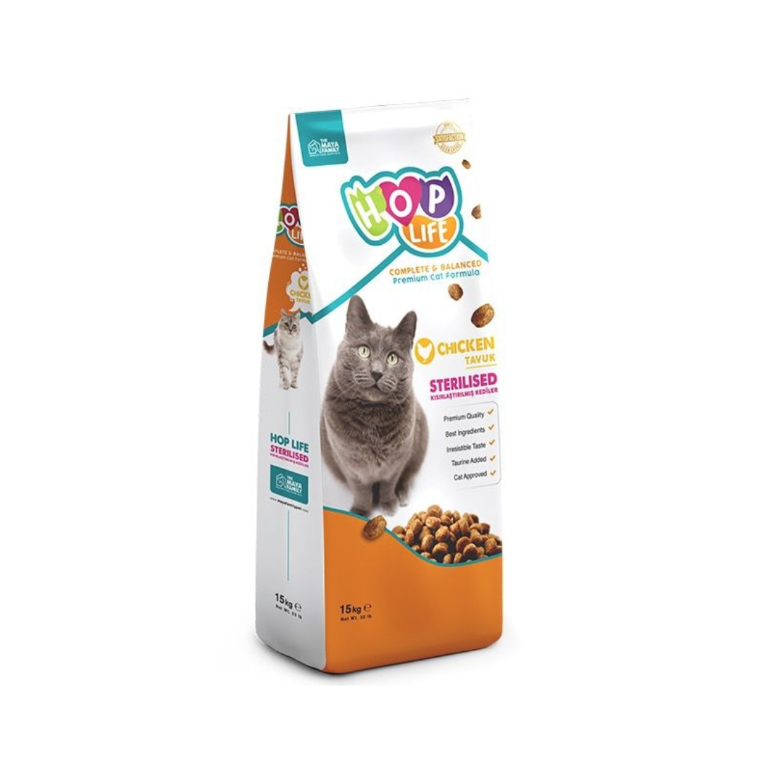 Hop Life Sterilised Chicken – Complete and Balanced Premium Cat Food