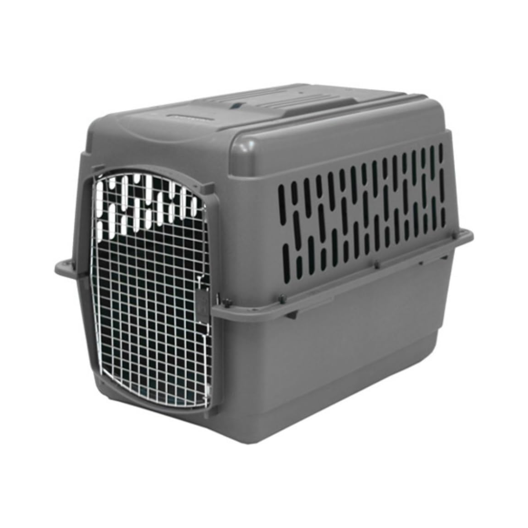 Aspen Pet Porter 36" Kennel 92 × 63 × 72.4 cm – Gray Airline Approved Pet Carrier