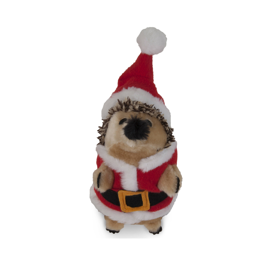 Petmate Zoobilee Santa Holiday Heggie Dog Toy