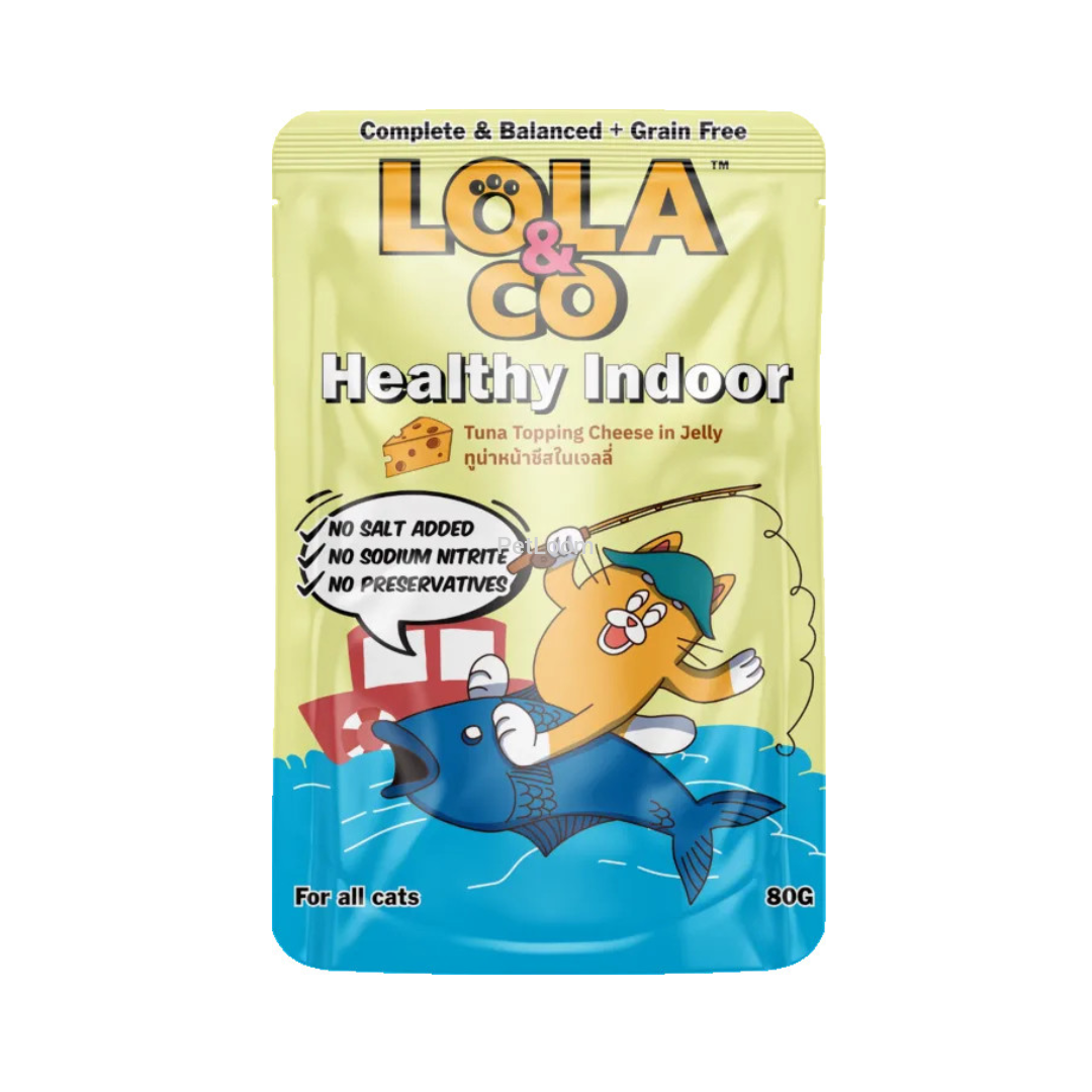 Lola & Co Healthy Indoor Tuna Topping Cheese in Jelly