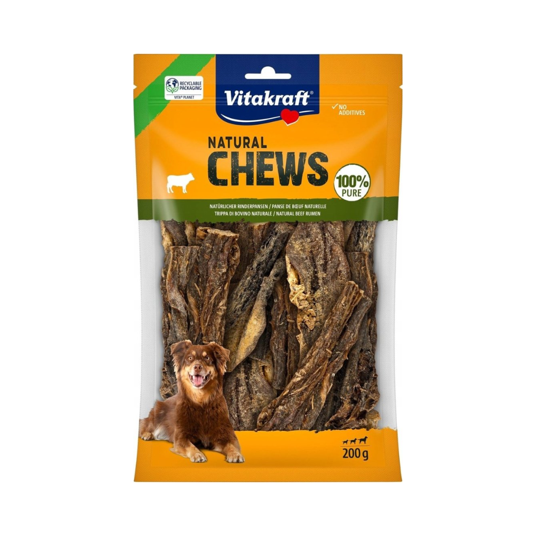 Vitakraft Natural Chews Beef Rumen Dog Treats – 100% Pure