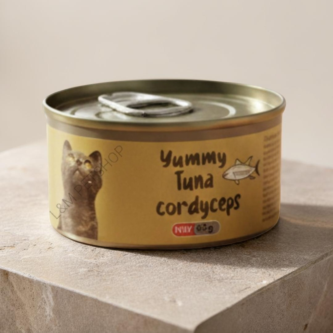 Yummy Tuna Cordyceps – Wet Cat Food Can
