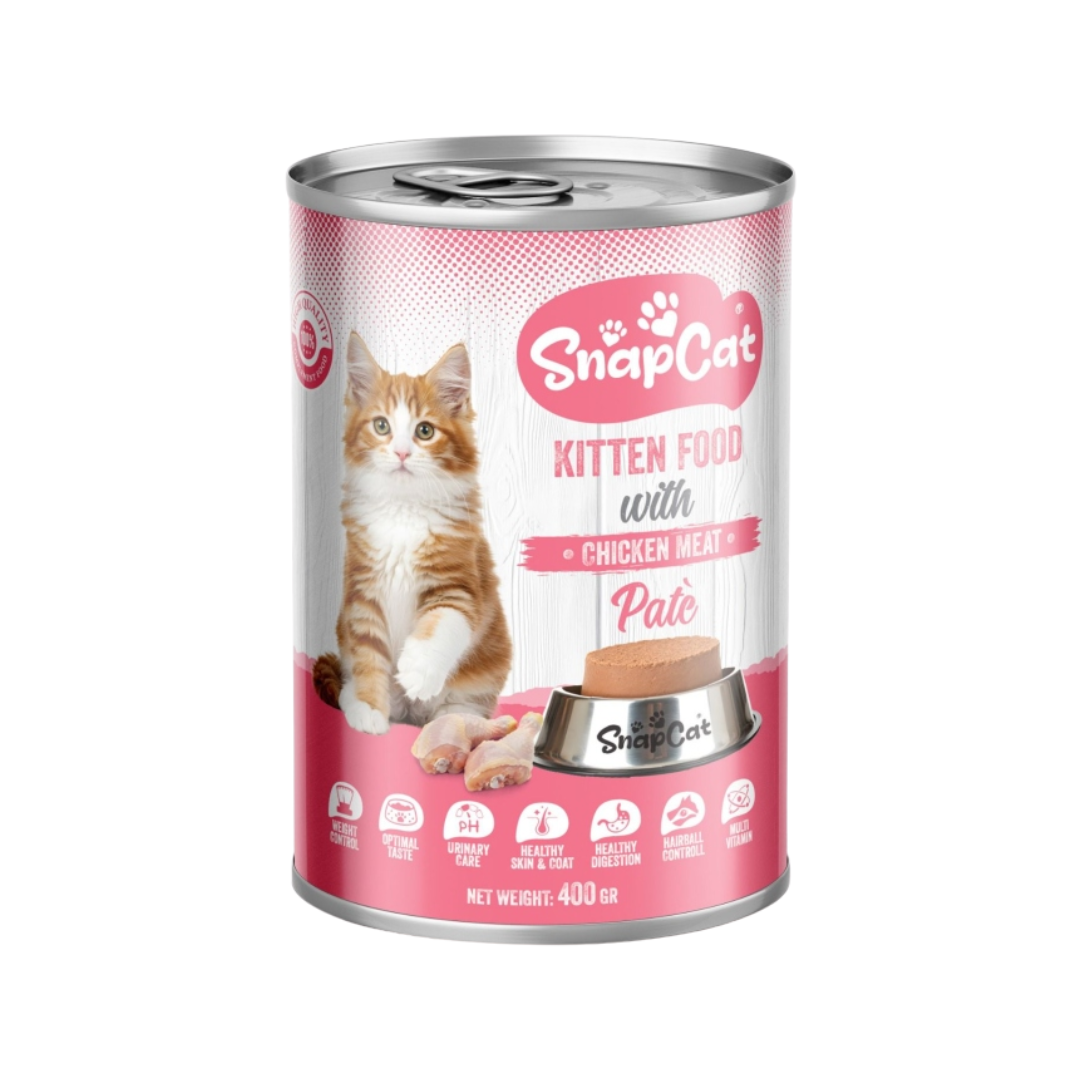 SnapCat Kitten Food Pâté with Chicken Meat – Wet Cat Food