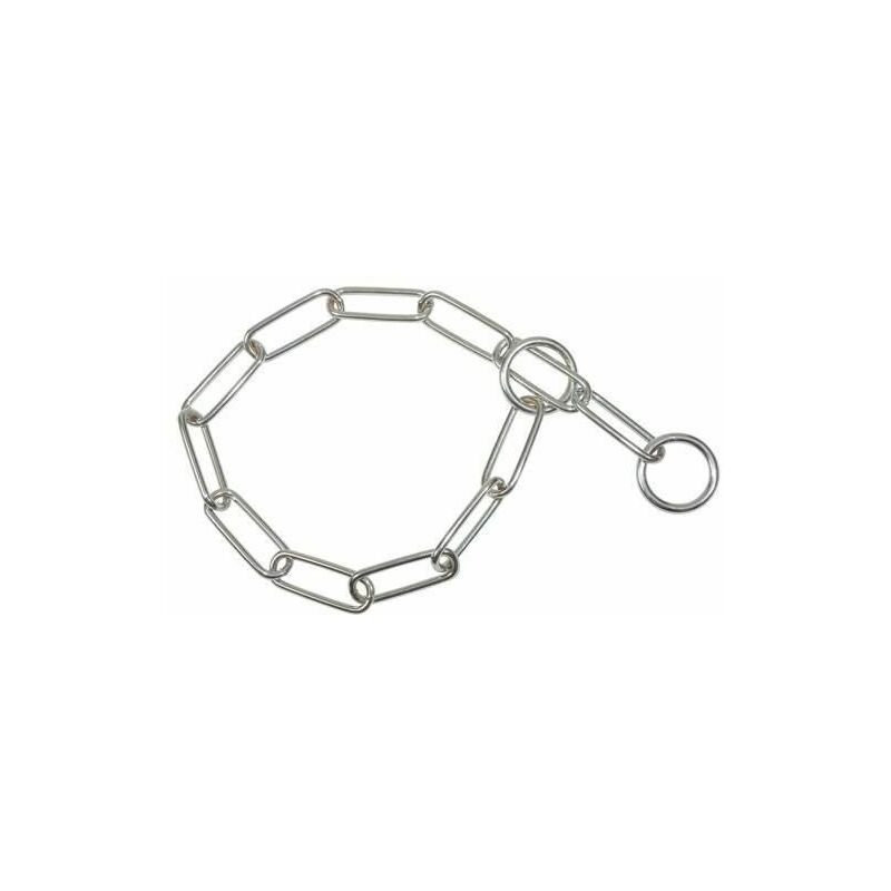 CHADOG Collier Métallique Chrome – 65 cm / 3.8 mm