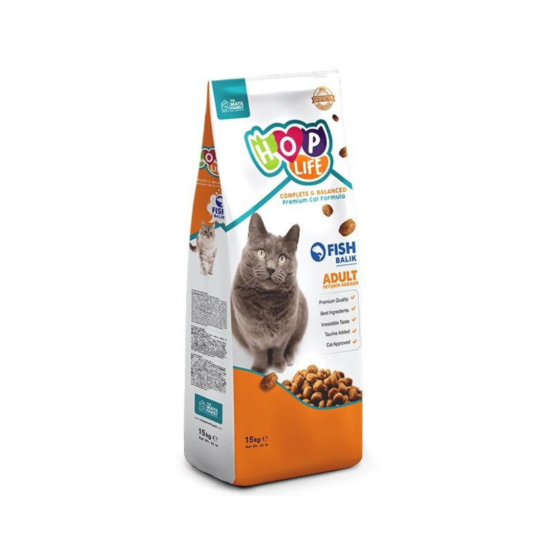 Hop Life Adult Fish – Complete and Balanced Premium Cat Food