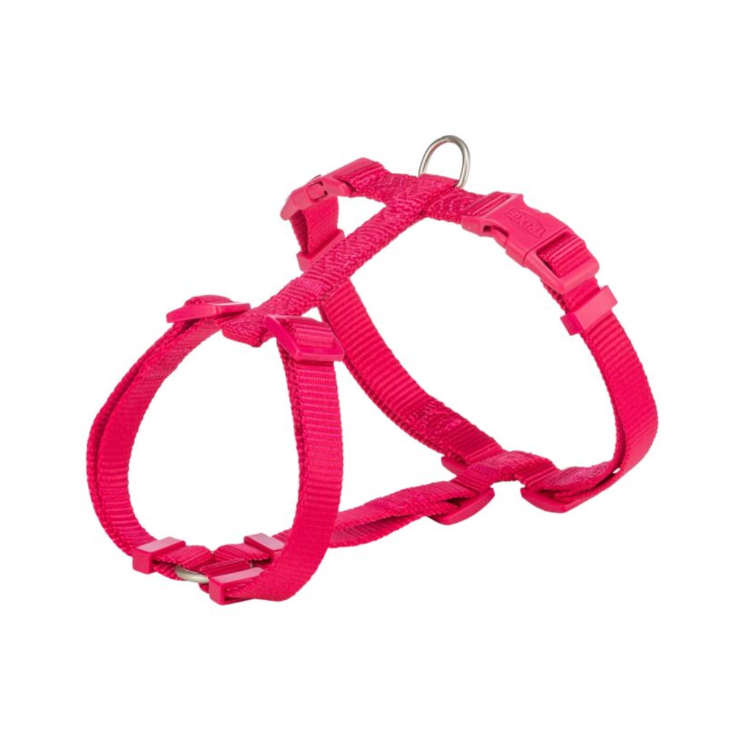 Trixie Premium H-Harness – Size S–M (42–60 cm) | Fuchsia
