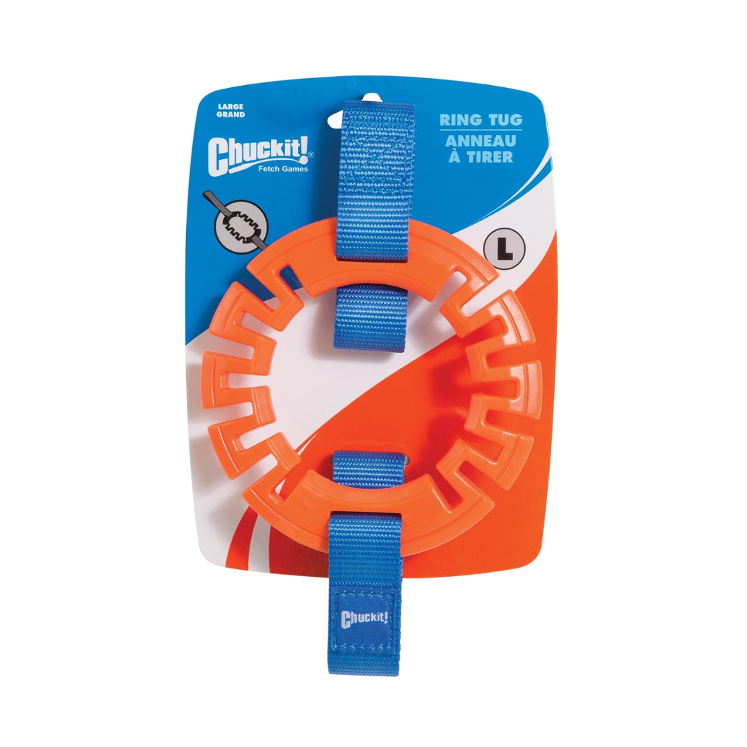 Chuckit! Ring Tug – Large Interactive Tug & Fetch Dog Toy