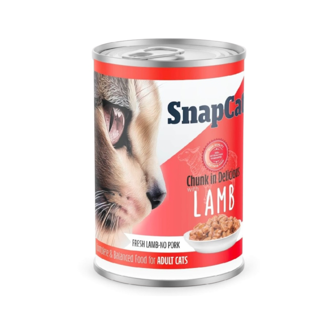 SnapCat Chunk in Delicious Lamb – Complete & Balanced Wet Food for Adult Cats