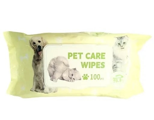 Pet Care Wipes for Dogs & Cats – 100 pcs