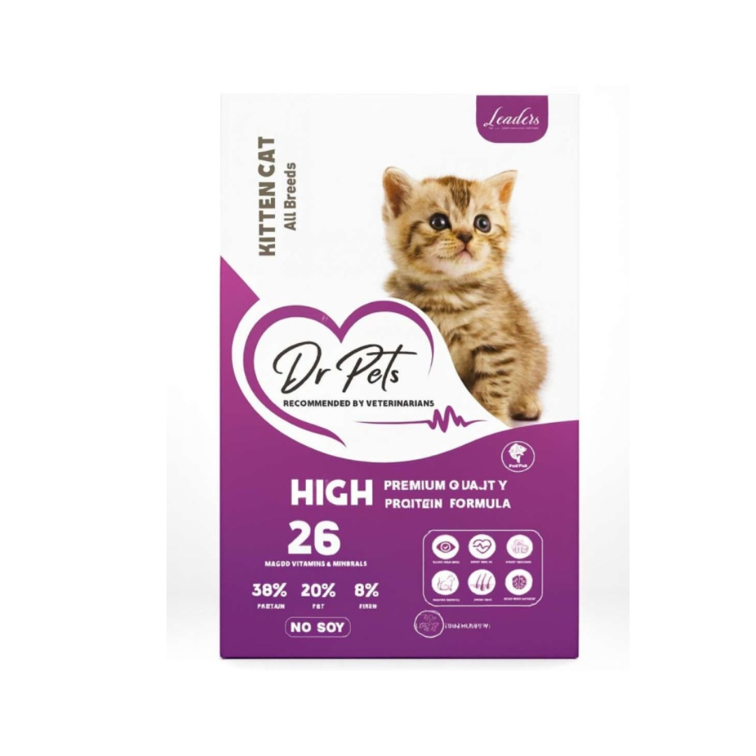 Dr Pets Kitten Cat Food – High Premium Quality Protein Formula (All Breeds)