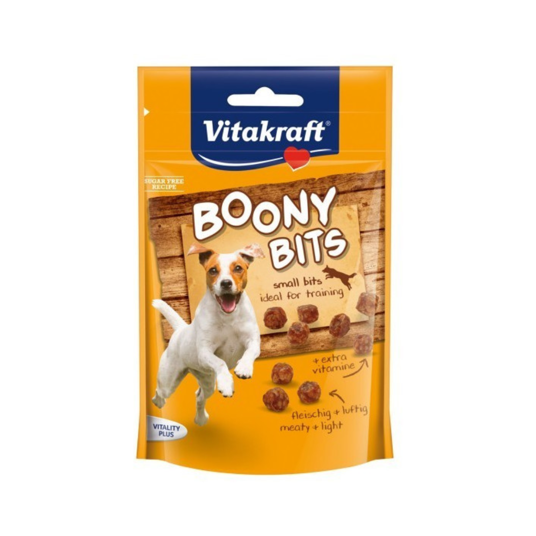 Vitakraft Boony Bits Training Dog Treats – Small Soft Bites (Sugar Free Recipe, Extra Vitamins)