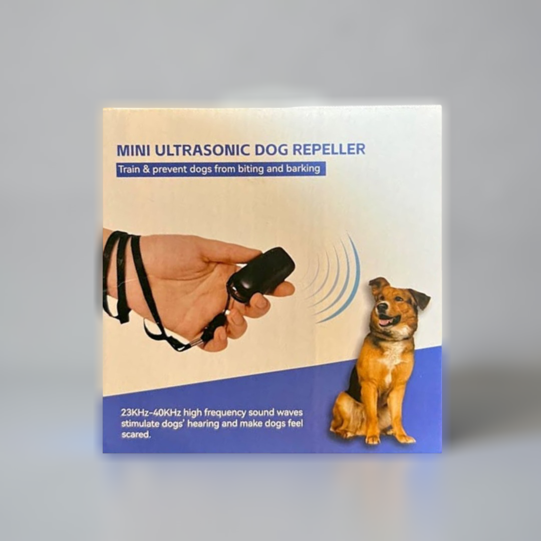 Mini Ultrasonic Dog Repeller – Train & Prevent Dogs from Biting and Barking