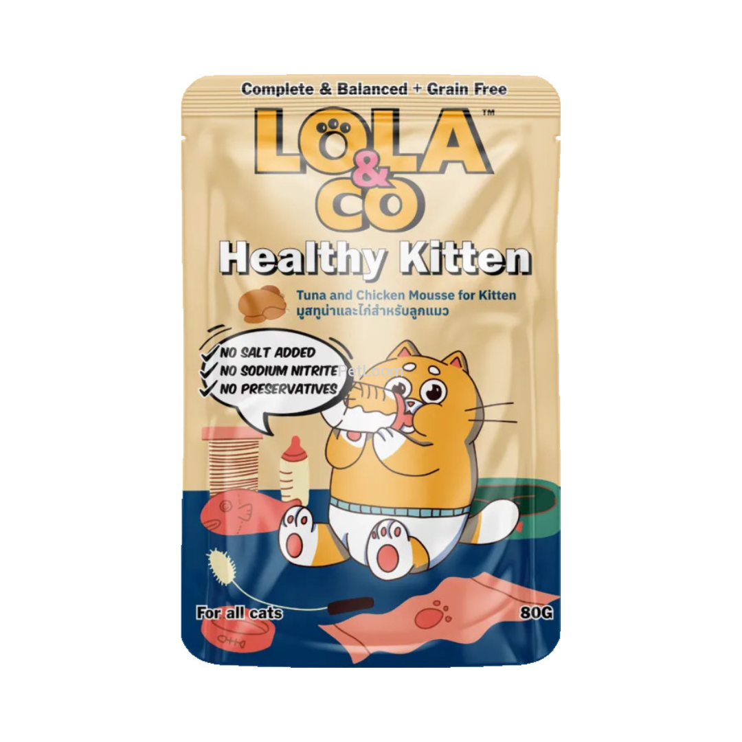Lola & Co Healthy Kitten Tuna and Chicken Mousse