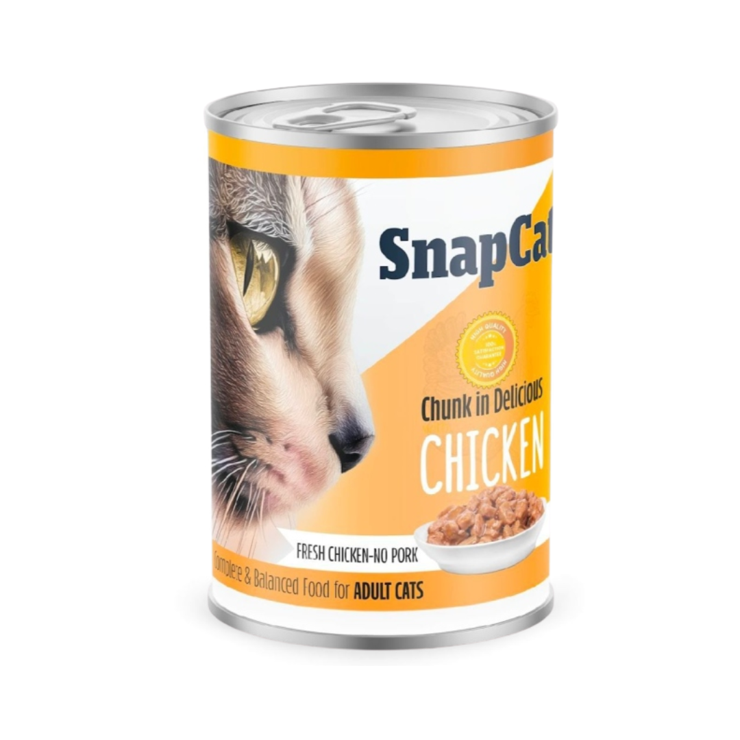 SnapCat Chunk in Delicious Chicken – Complete & Balanced Wet Food for Adult Cats