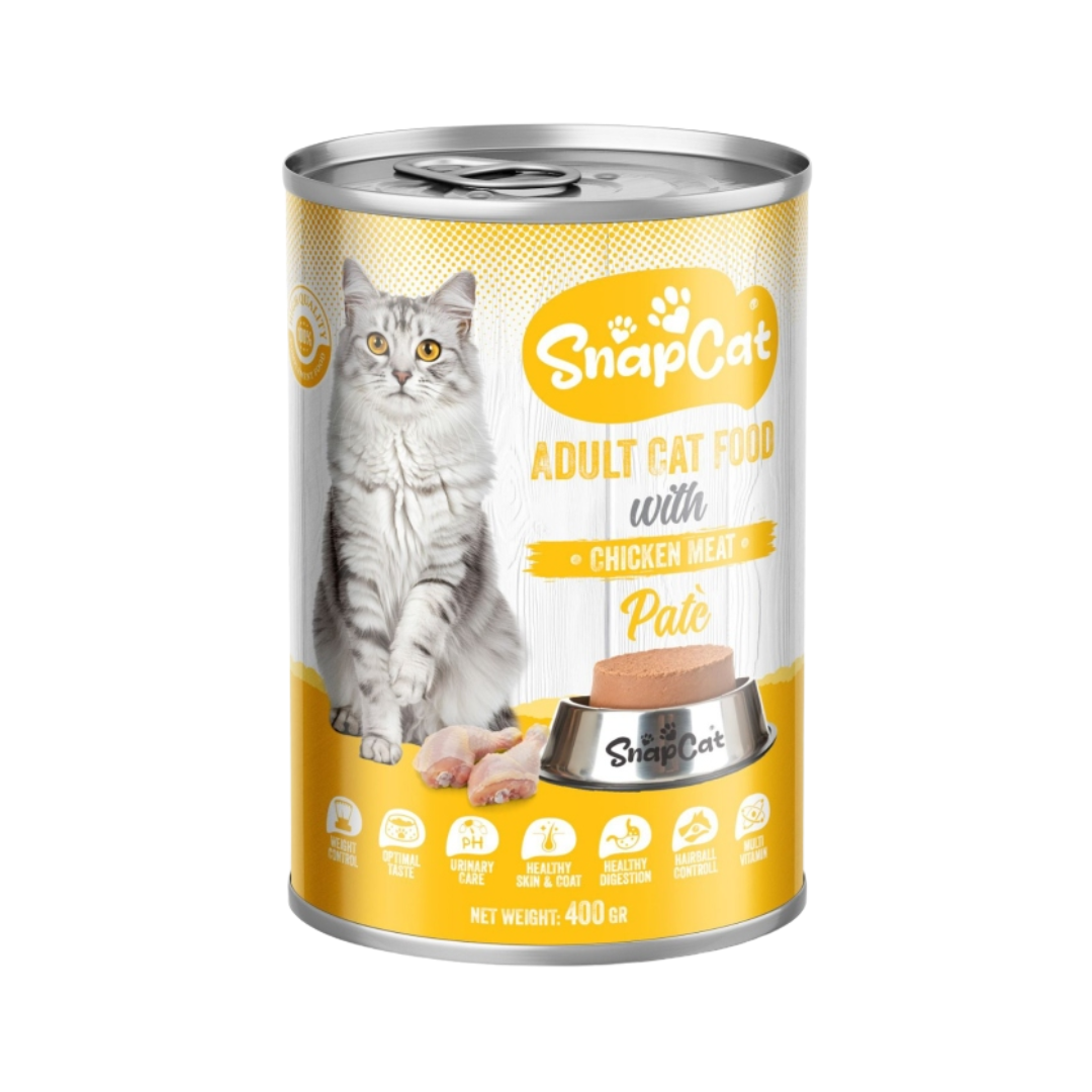 SnapCat Adult Cat Food Pâté with Chicken Meat – Wet Cat Food