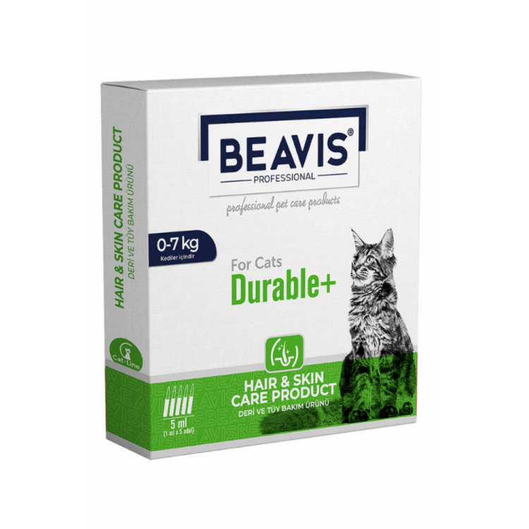 Beavis Durable+ Hair & Skin Care Product for Cats (0–7 kg)