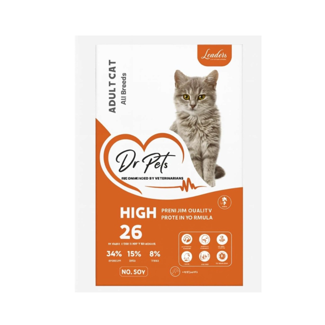 Dr Pets Adult Cat Food – High Premium Quality Protein Formula (All Breeds)