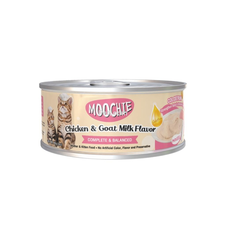 Moochie Chicken & Goat Milk Flavor – 156g Mother & Kitten Wet Cat Food