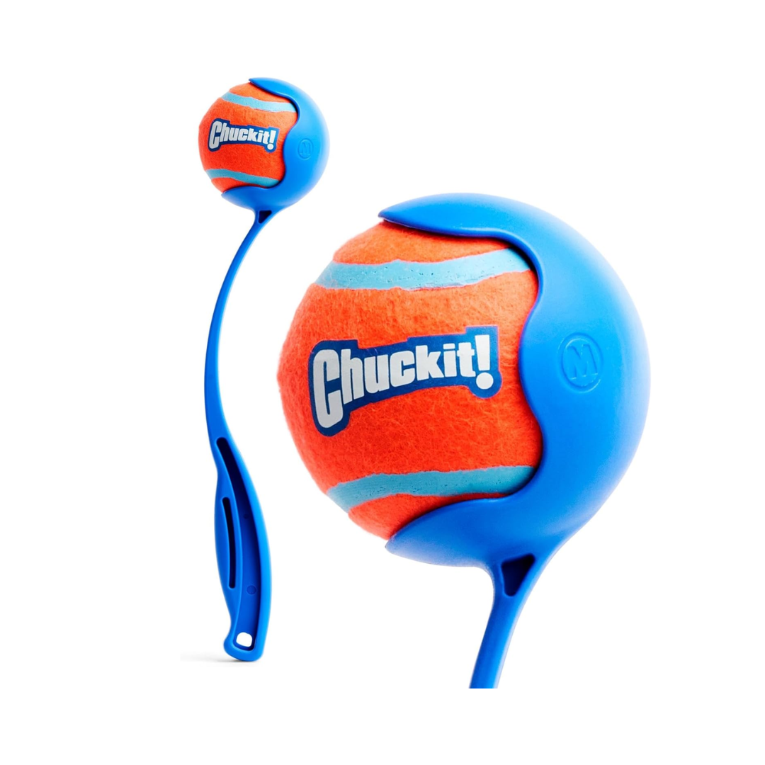 Chuckit! Ball Launcher with Tennis Ball – Assorted Colors