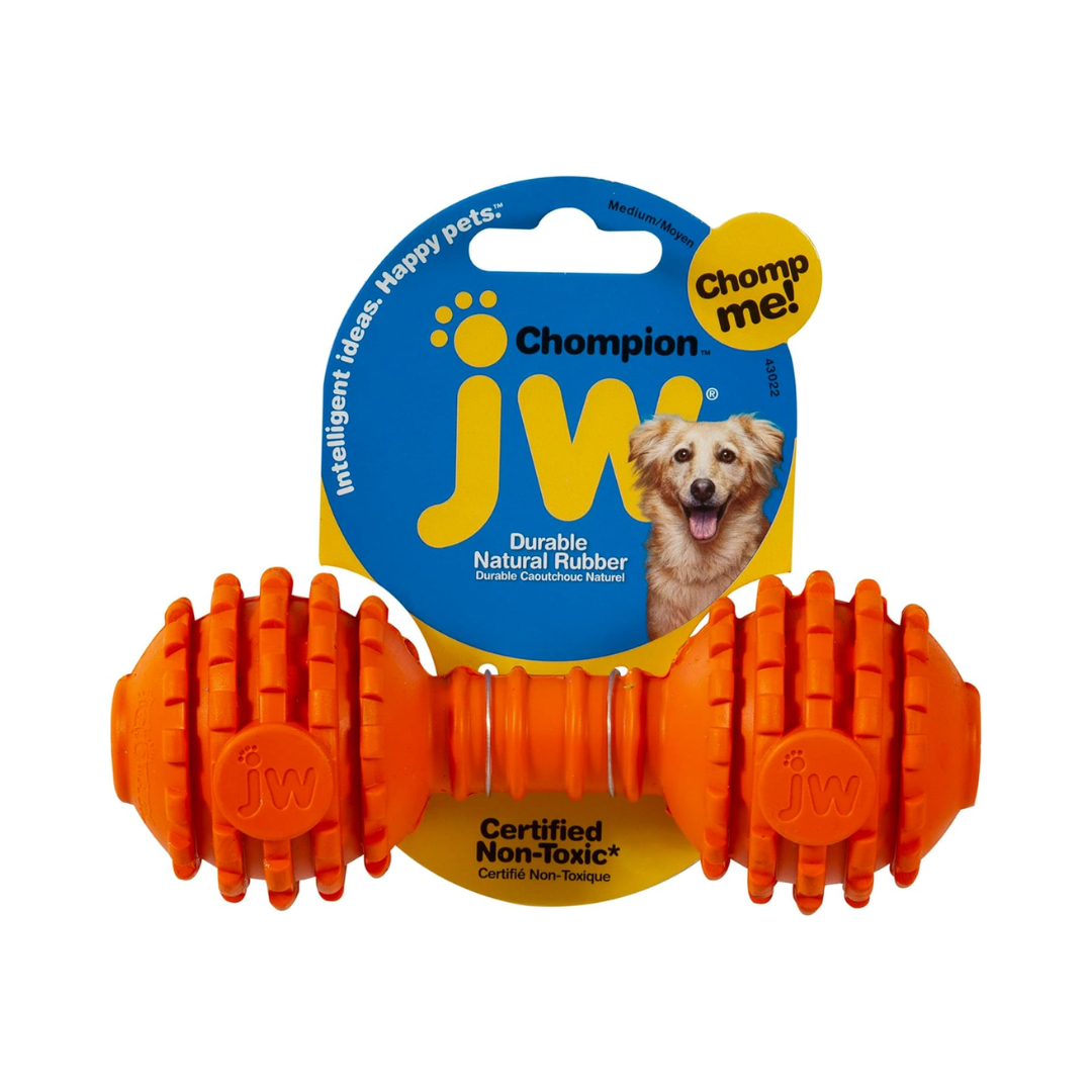 JW Chompion Dog Toy – Assorted Colors | Medium