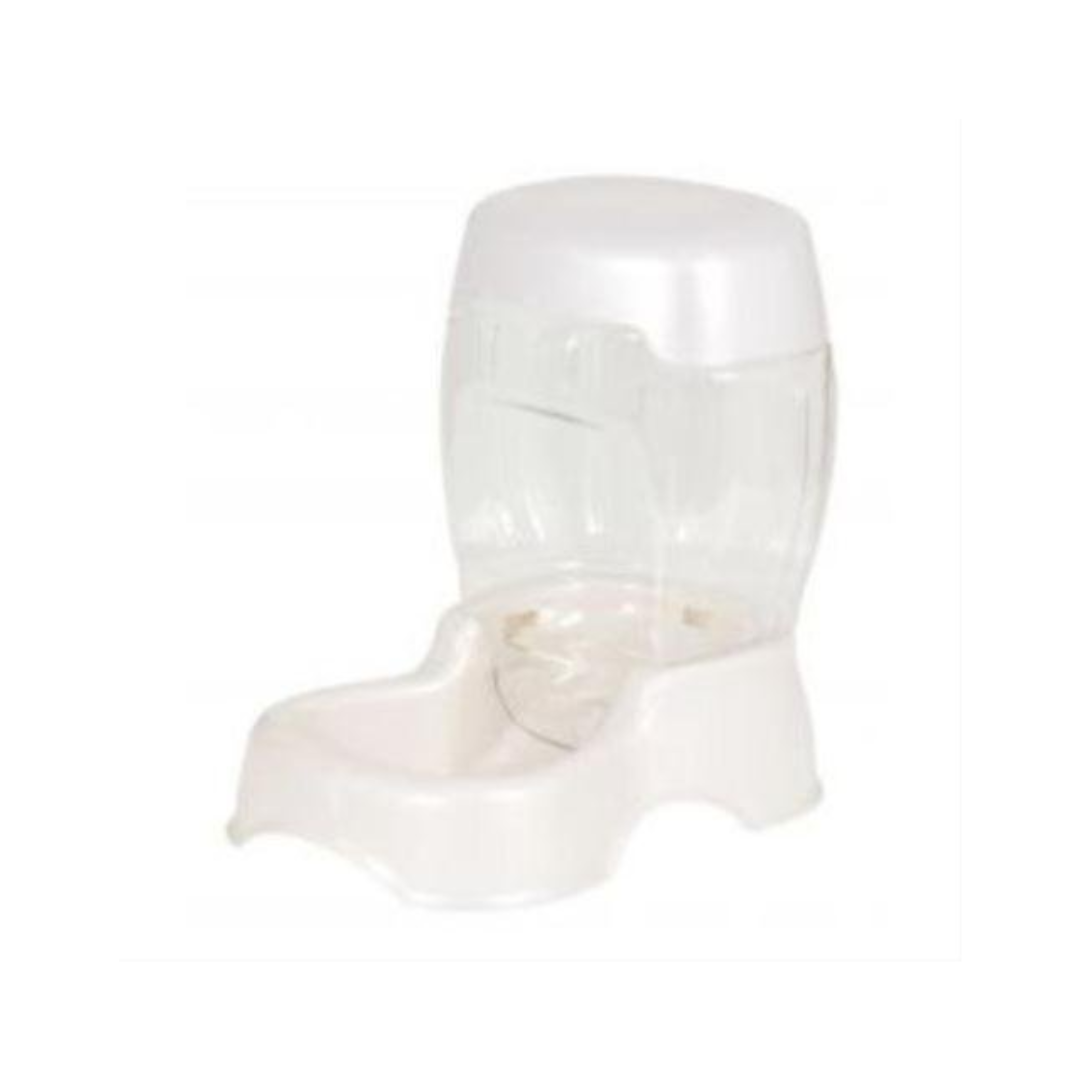 Petmate Pet Café Gravity Feeder – 12 lb – Pearl White