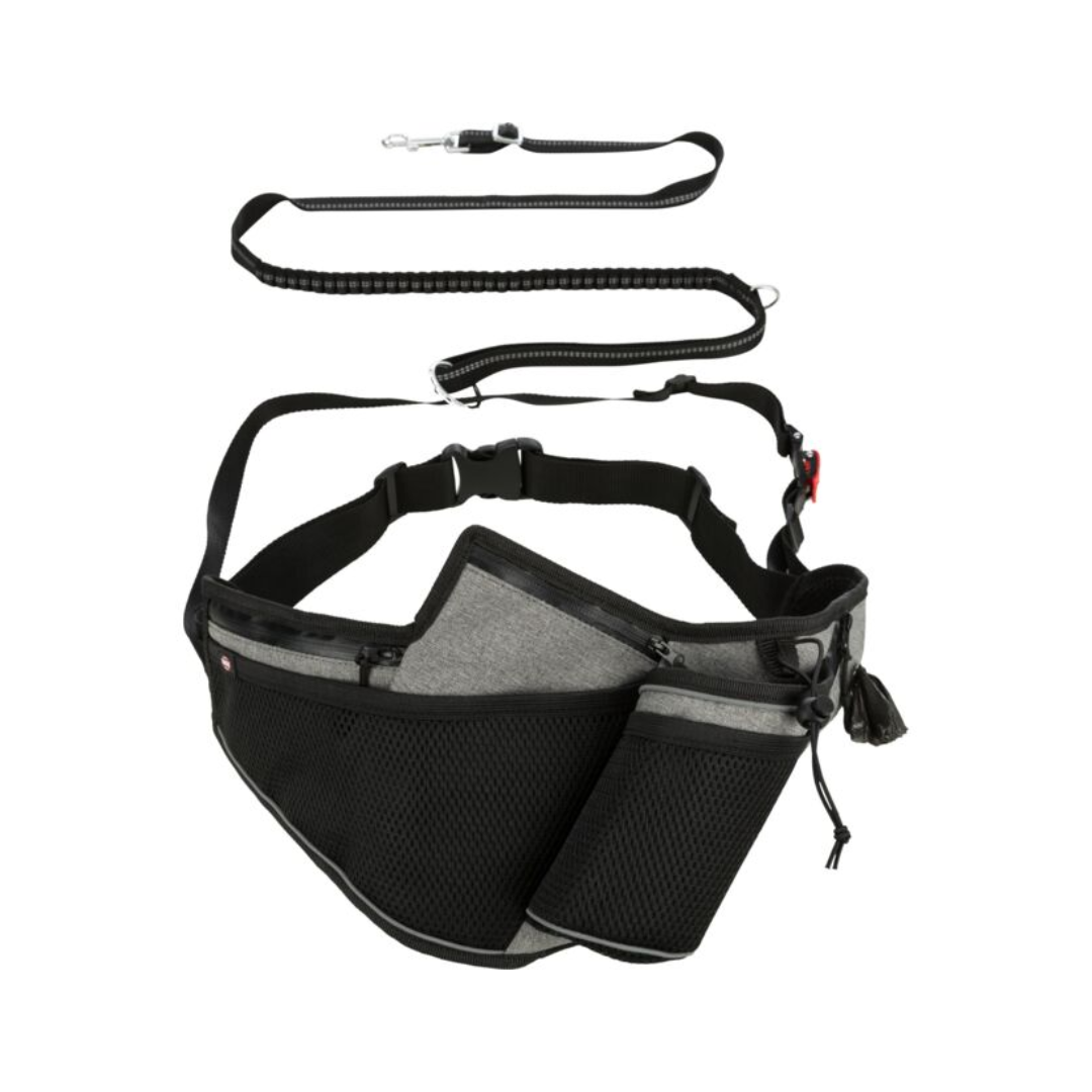 Trixie Jogging Belt with Lead – Belt 70–130 cm | Lead 1.15–1.50 m